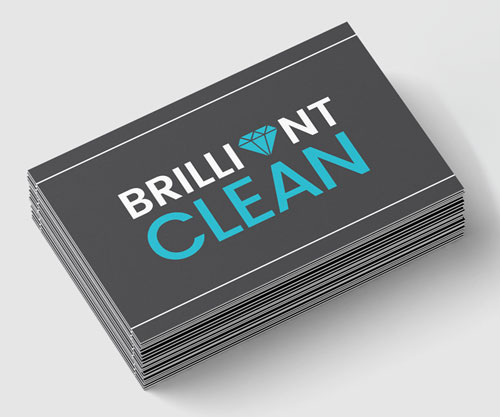 Visitekaartje Schoonmaakservice Brilliant Clean